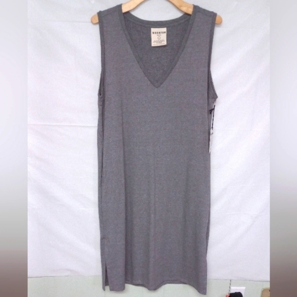 mohnton Dresses & Skirts - NWT MOHNTON DRESS WOMENS SZ LARGE SLEEVELESS GRAY